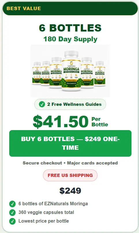 Order Moringa 6 Bottles